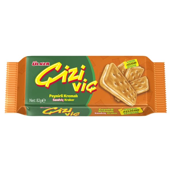 Çiziviç Peynirli Kremalı Sandviç Kraker 82 Gr