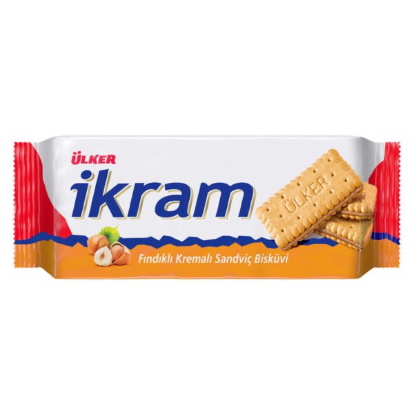 İkram Fındıklı Kremalı Sandviç Bisküvi 84 Gr