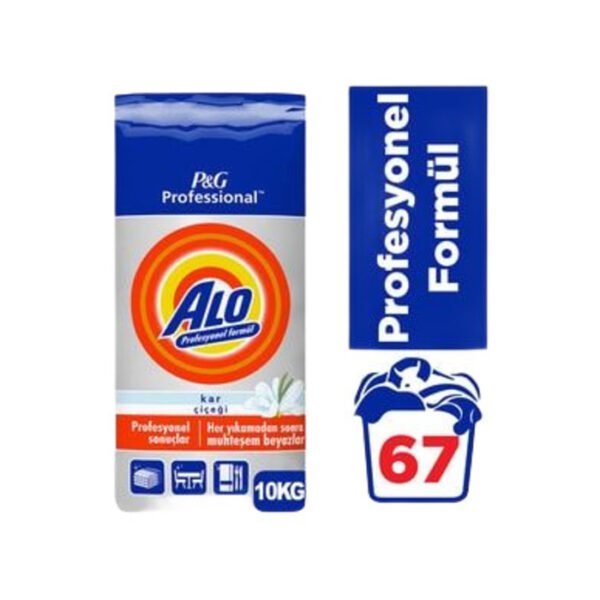Professional  10 Kg 67 Yıkama Toz Çamaşır Deterjanı Kar Çiçeği