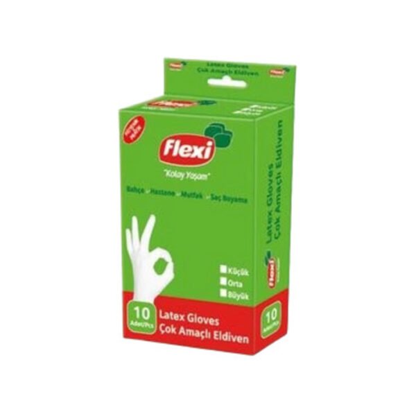 Latex Çok Maçlı Eldiven 10'lu Büyük Boy