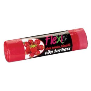 Çöp Torbası Büzgülü 55*60 Orta Çilek Kokulu