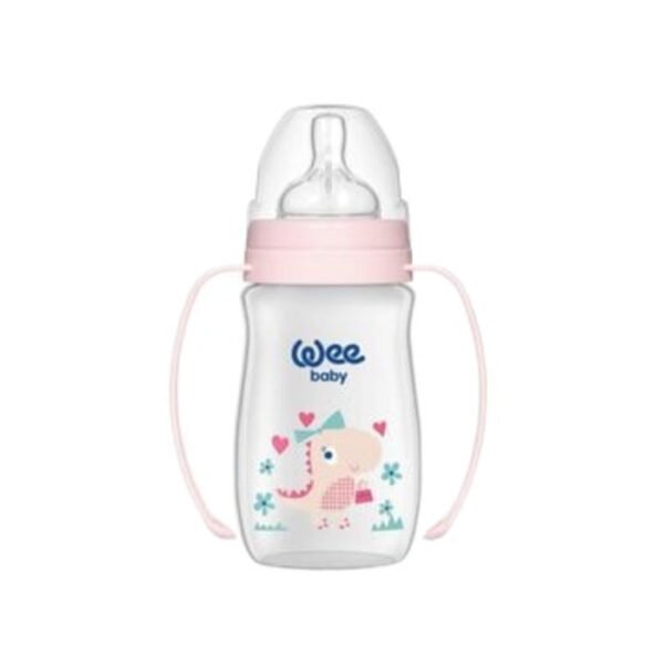 Klasik Plus Geniş Ağızlı Kulplu Biberon 250 ml