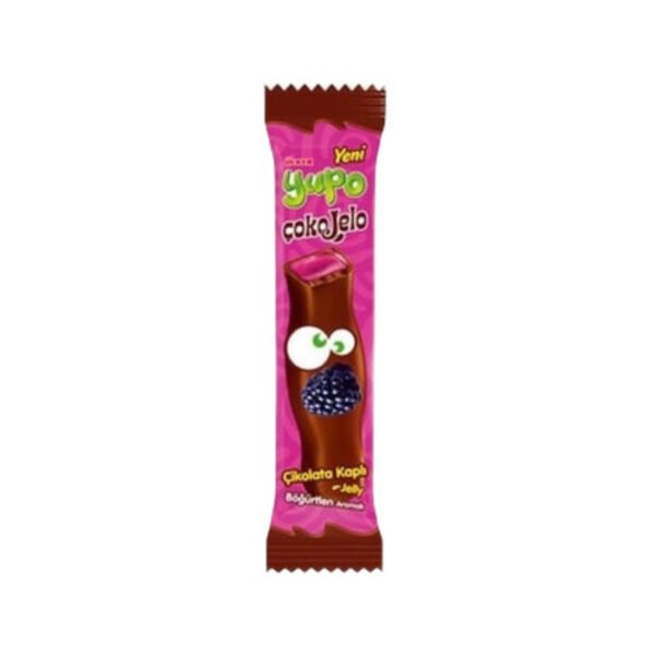 Yupo Çokojelo Çikolata Kaplı Böğürtlen Aromalı Jelly 20 Gr.
