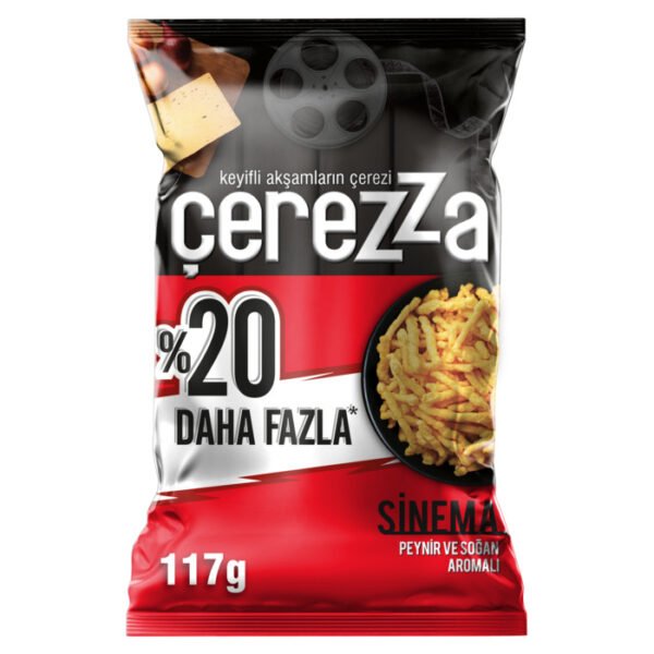 Sinema Mısır Cipsi Peynir Soğan Süper Boy 117 Gr