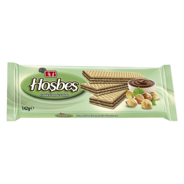 Hoşbeş Fındık Kremalı Gofret 142 Gr
