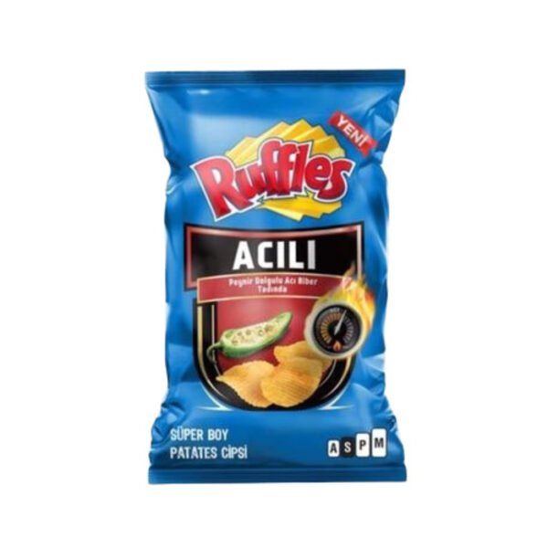 Peynir Dolgulu Acı Biber Tadında Acılı Süper Boy Cips 106 Gr