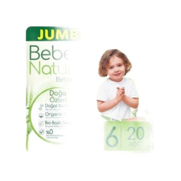 Jumbo Bebek Bezi 6 Beden Ekstra Large 20 Adet