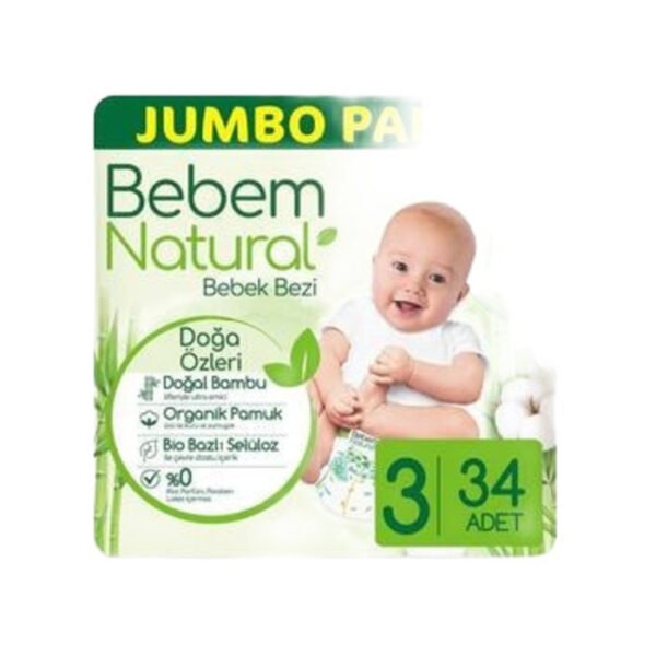Bebek Bezi 3 Beden Midi 34'lü