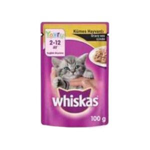 Mama Kümes Hayvanlı Gravy Soslu Yavru Kedi 100 Gr